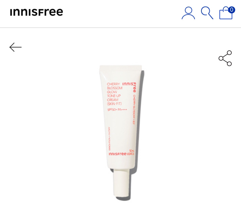 チェリーブロッサム トーンアップ クリーム UV/innisfree/フェイスクリームを使ったクチコミ（3枚目）
