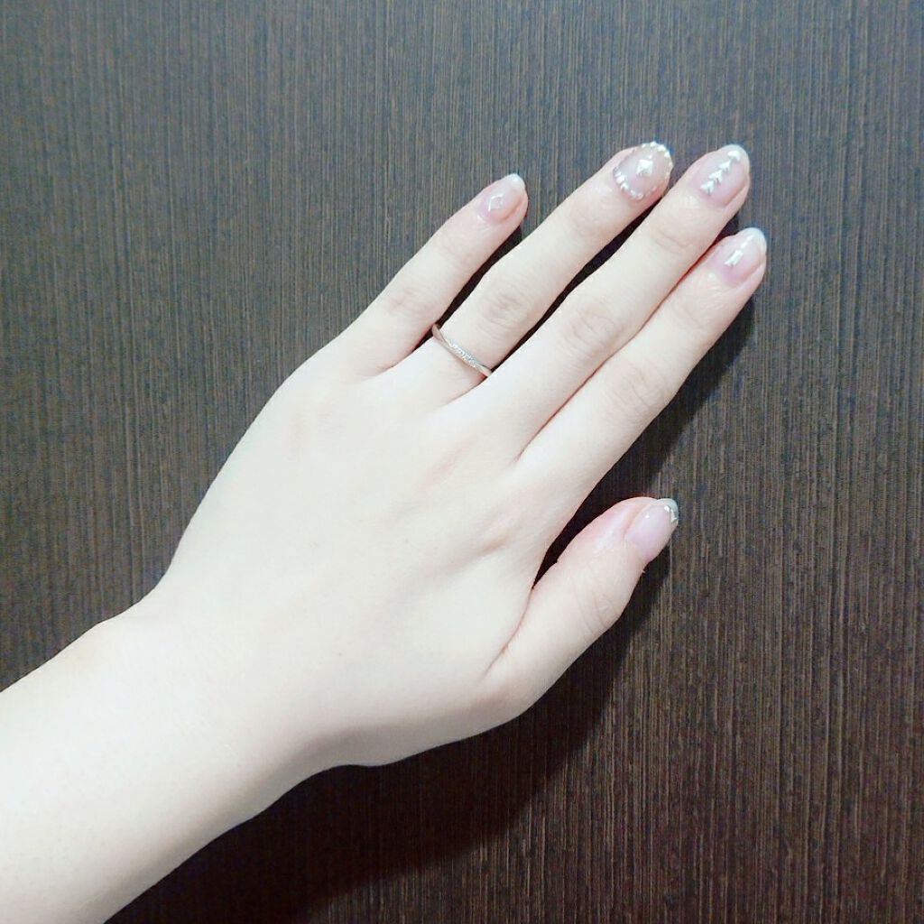 ジェルネイル シルバー/ジェルミーワン/ジェルネイルを使ったクチコミ（1枚目）