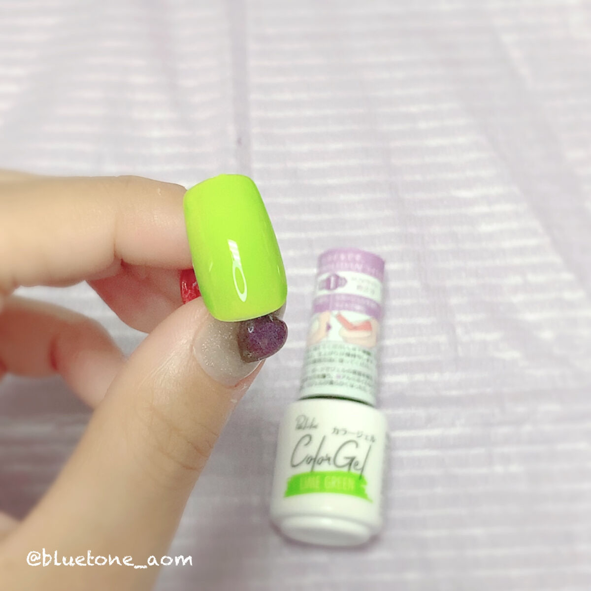 パル カラージェル/キャンドゥ/ジェルネイルを使ったクチコミ（3枚目）