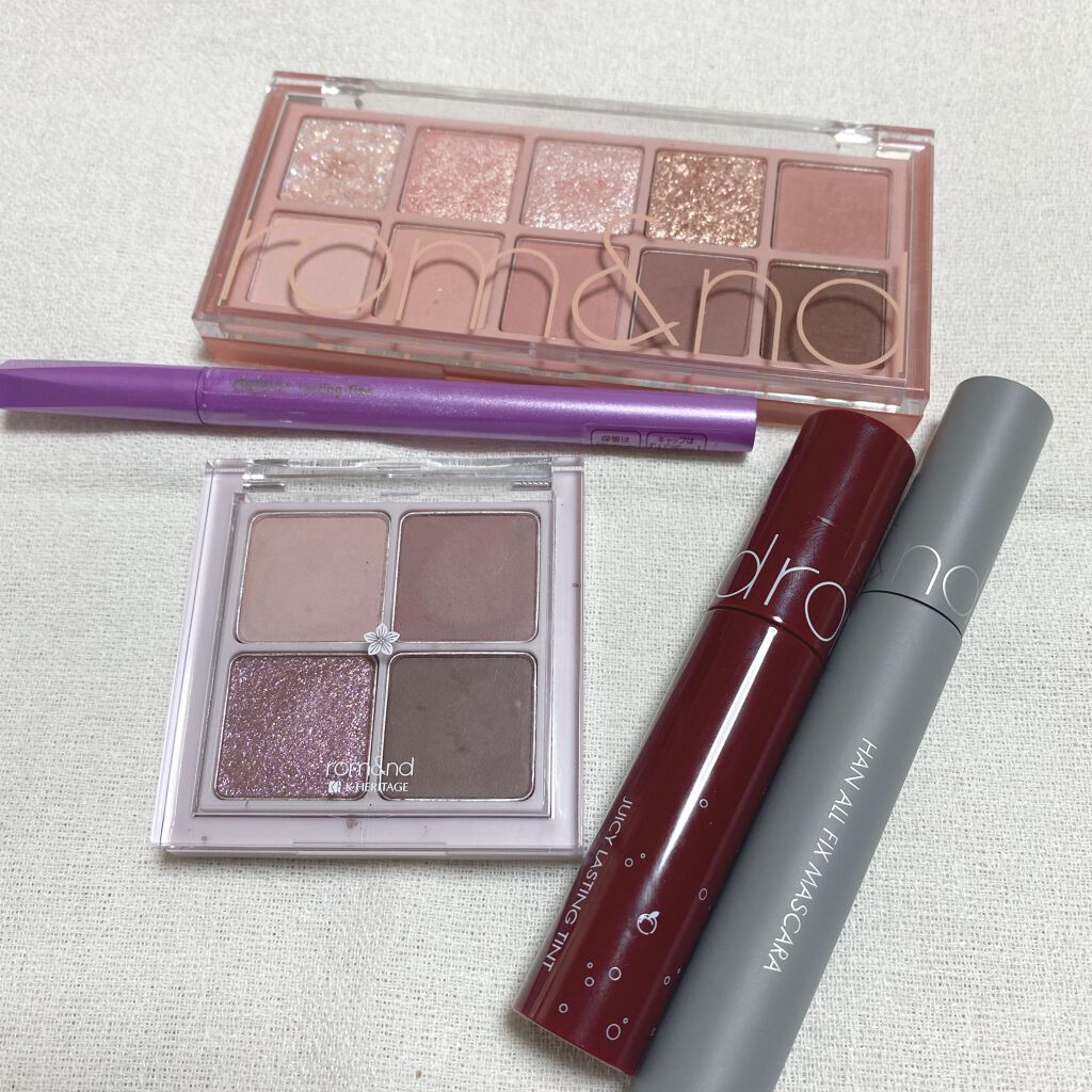 ジューシーラスティングティント/rom&nd/リップティントを使ったクチコミ（3枚目）