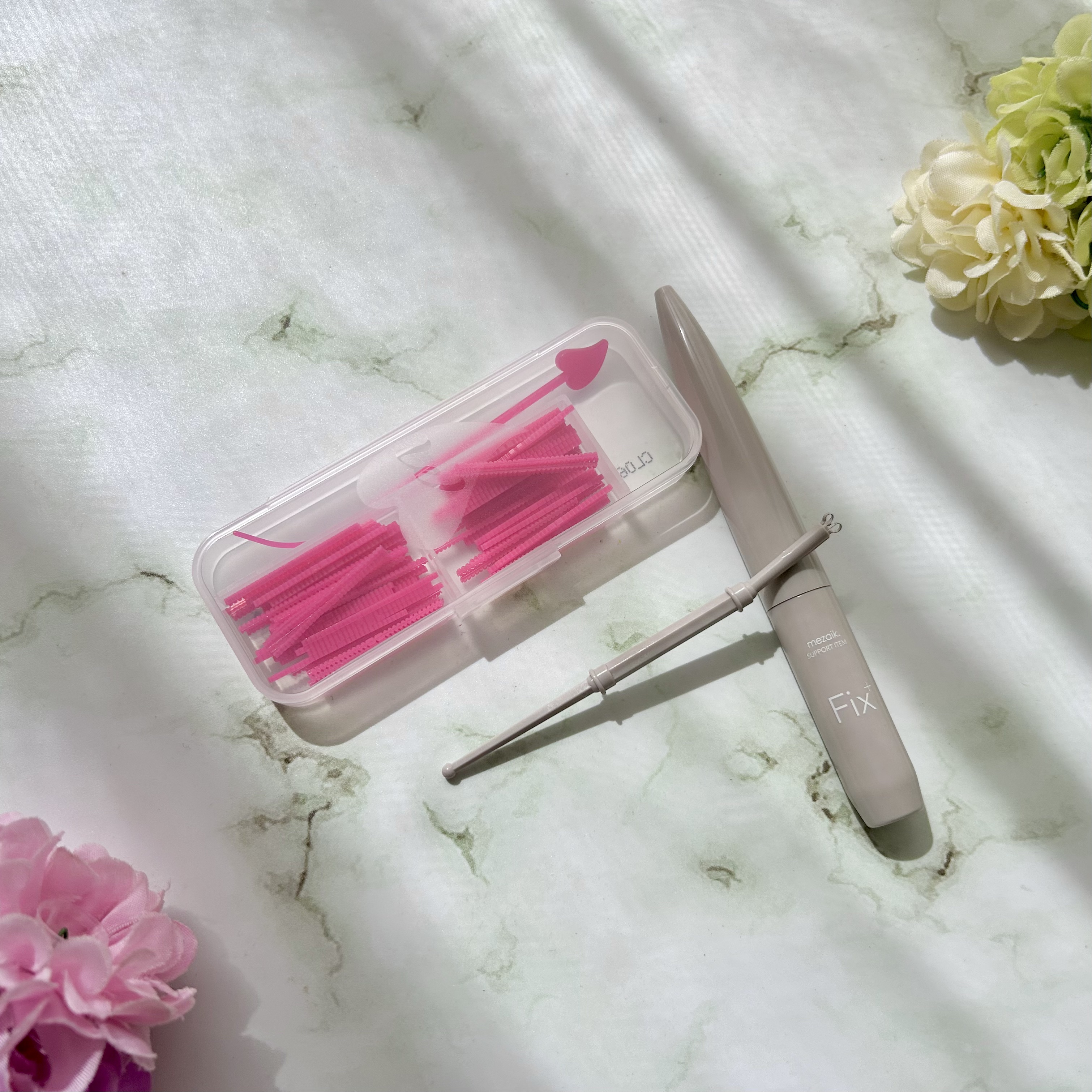 フリーファイバー120<下地&カッター付き>スタンダードタイプ 120本入/メザイク/二重まぶた用アイテムを使ったクチコミ（1枚目）