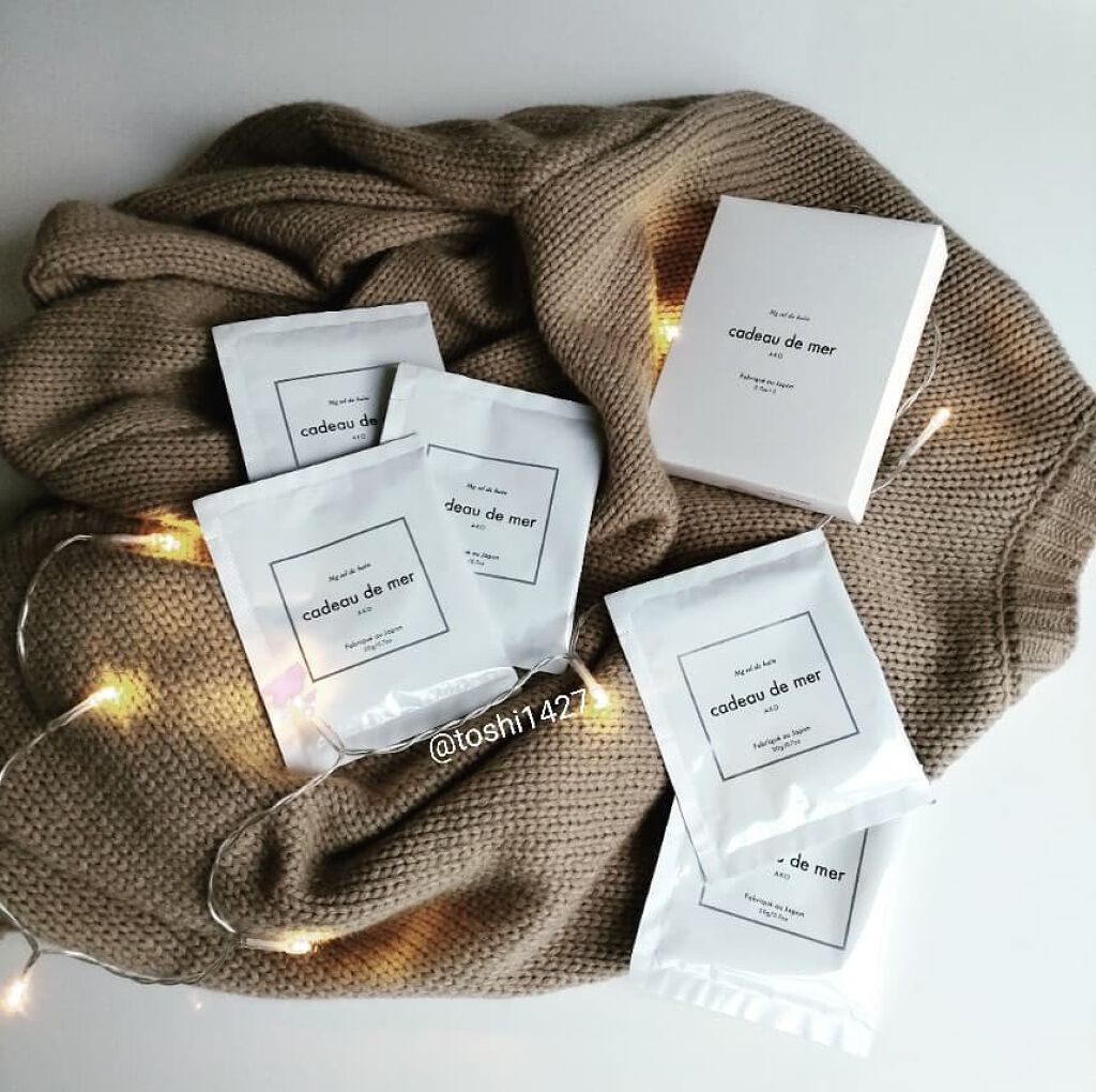 バスパウダー/cadeau de mer/炭酸系入浴剤を使ったクチコミ（1枚目）