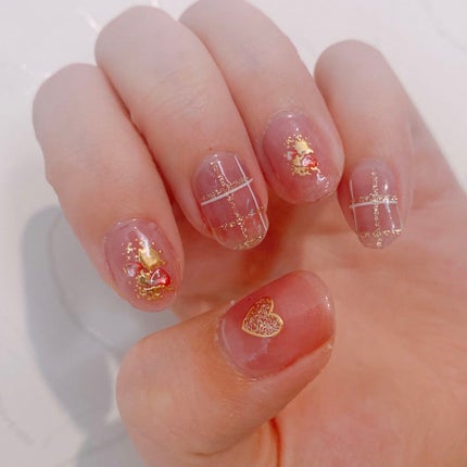 ネイルシール/Qoo10/ネイルシールを使ったクチコミ(2枚目)