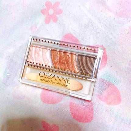 トーンアップアイシャドウ/CEZANNE/アイシャドウパレットを使ったクチコミ(1枚目)