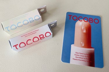 Glass Tinted Lip Balm/TOCOBO/リップケア・リップクリームを使ったクチコミ（1枚目）