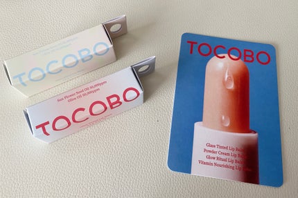 グラスティンティッドリップバーム/TOCOBO/リップバームを使ったクチコミ(1枚目)
