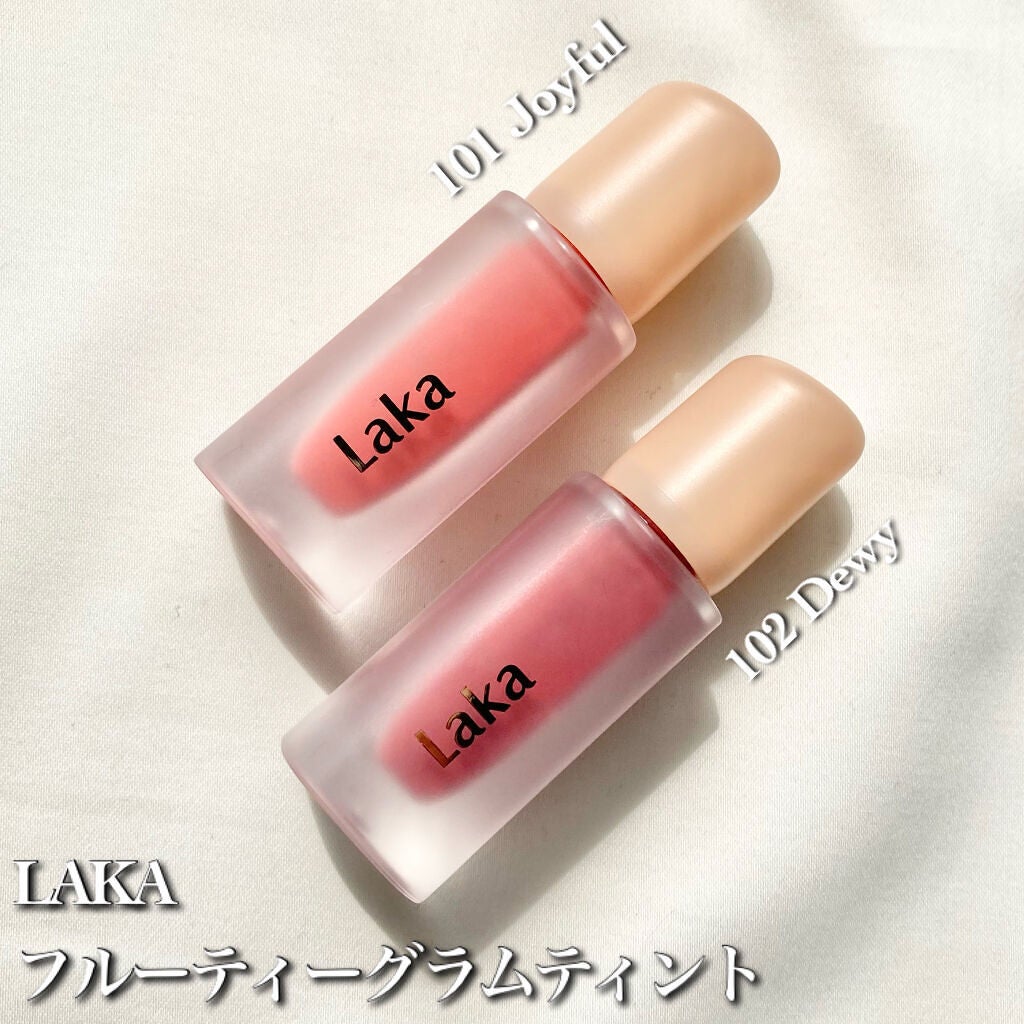 フルーティーグラムティント/Laka/リップティントを使ったクチコミ(2枚目)