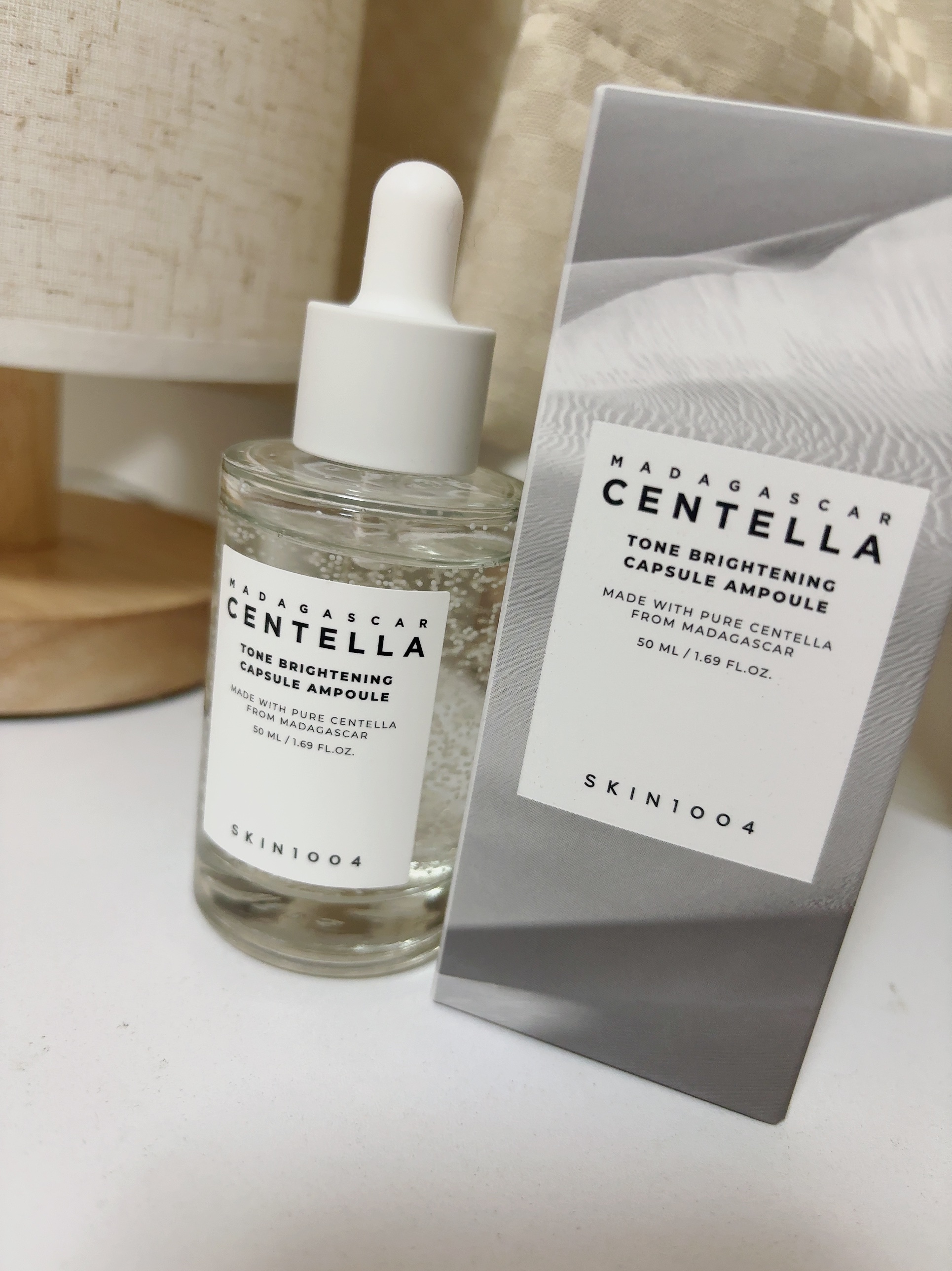 トーンブライトニング カプセルアンプル/SKIN1004/美容液を使ったクチコミ（1枚目）