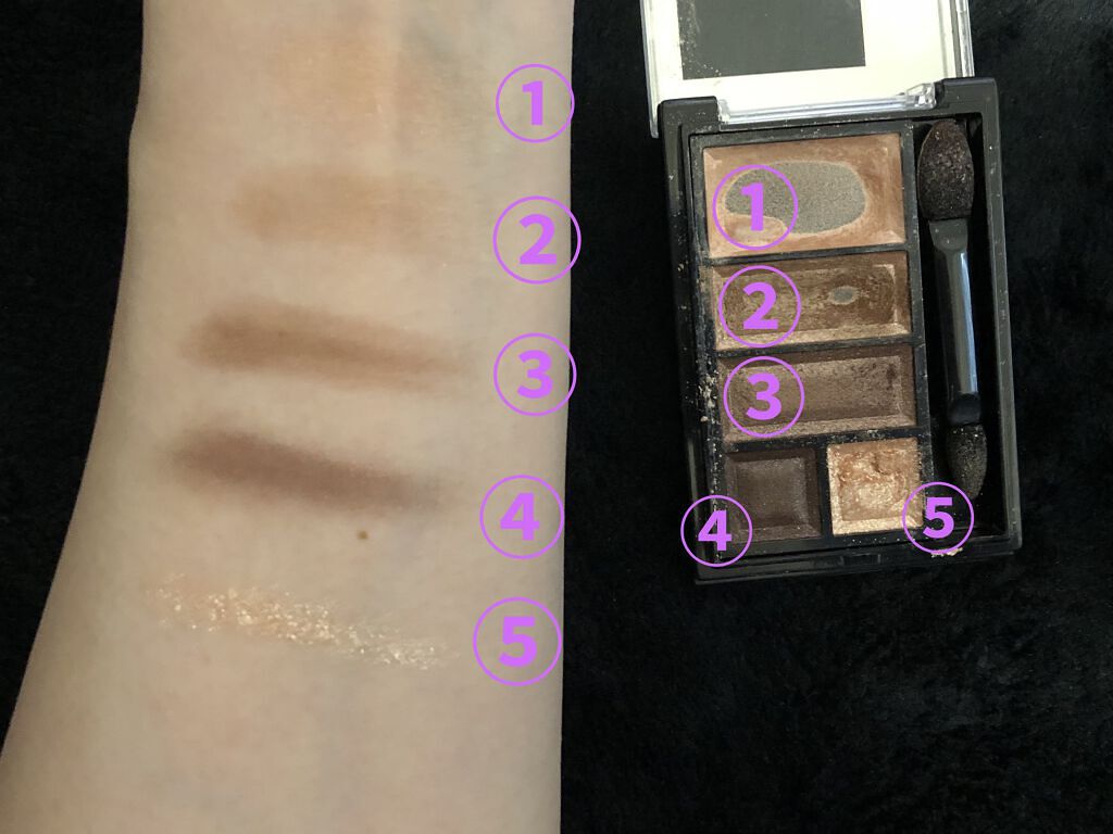 ショコラスウィート アイズ/リンメル ロンドン/アイシャドウパレットを使ったクチコミ（2枚目）
