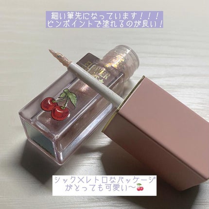 FlowerKnows Cherry Love グリッター リキッドアイシャドウのクチコミ「- Flower Knows グリッター リキッドアイシャドウ -
P05 Sweet Si.....」(2枚目)