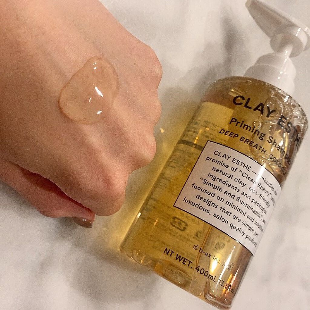 プライミングシャンプー/フォーティファイングヘアマスク ゴールドクレイ/クレイエステ/サロンシャンプーを使ったクチコミ（2枚目）