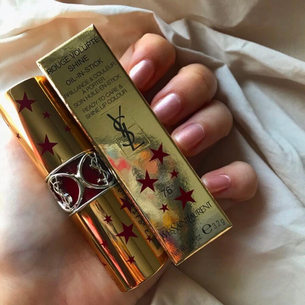 ルージュ ヴォリュプテ シャイン/YVES SAINT LAURENT BEAUTE/口紅を使ったクチコミ(1枚目)