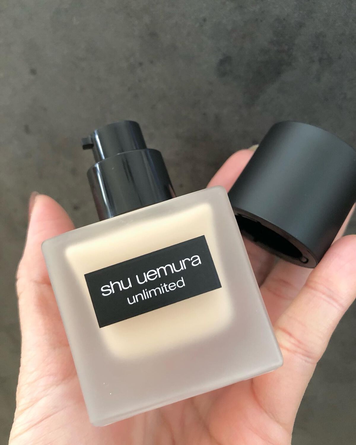 (旧)アンリミテッド ラスティング フルイド/shu uemura/リキッドファンデーションを使ったクチコミ(2枚目)
