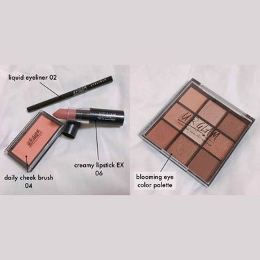 UR GLAM　BLOOMING EYE COLOR PALETTE/U R GLAM/アイシャドウパレットを使ったクチコミ（3枚目）