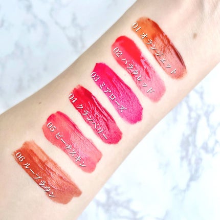 ジューシーリブティント/RICAFROSH/リップティントを使ったクチコミ(5枚目)