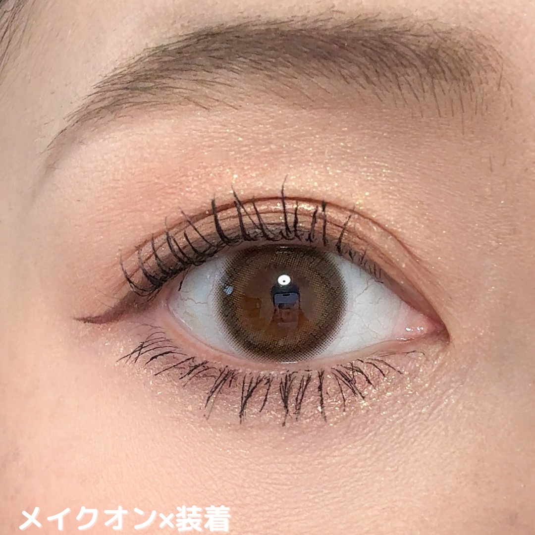 mimuco 1day ブラウンフォンデュ/mimuco/ワンデー（１DAY）カラコンを使ったクチコミ（2枚目）