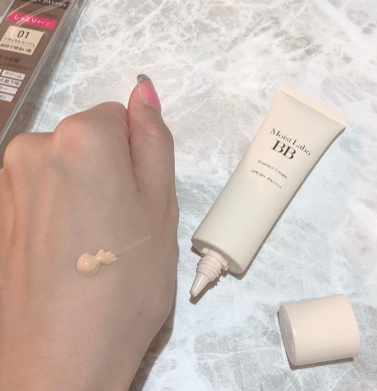 モイストラボ BBエッセンスクリーム/Moist Labo/BBクリームを使ったクチコミ(2枚目)