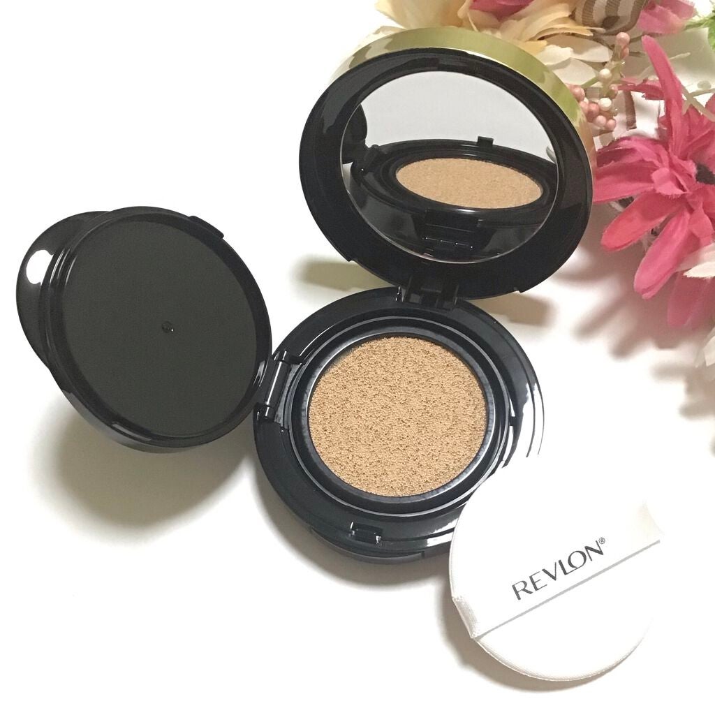 カラーステイ クッション ロングウェア ファンデーション/REVLON/クッションファンデーションを使ったクチコミ(2枚目)