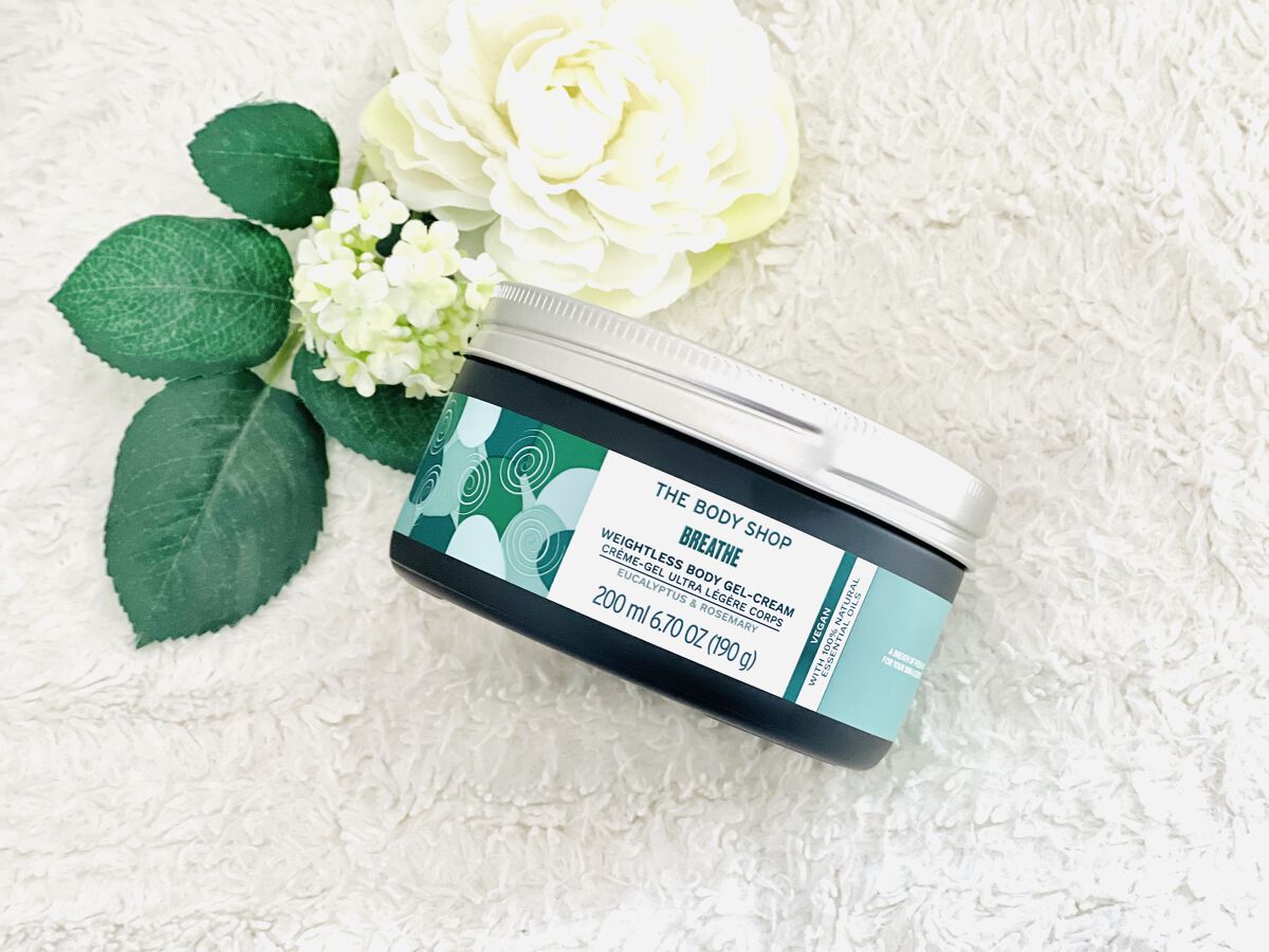 ウェルネス ボディジェルクリーム ユーカリ& ローズマリー/THE BODY SHOP/ボディクリームを使ったクチコミ（1枚目）
