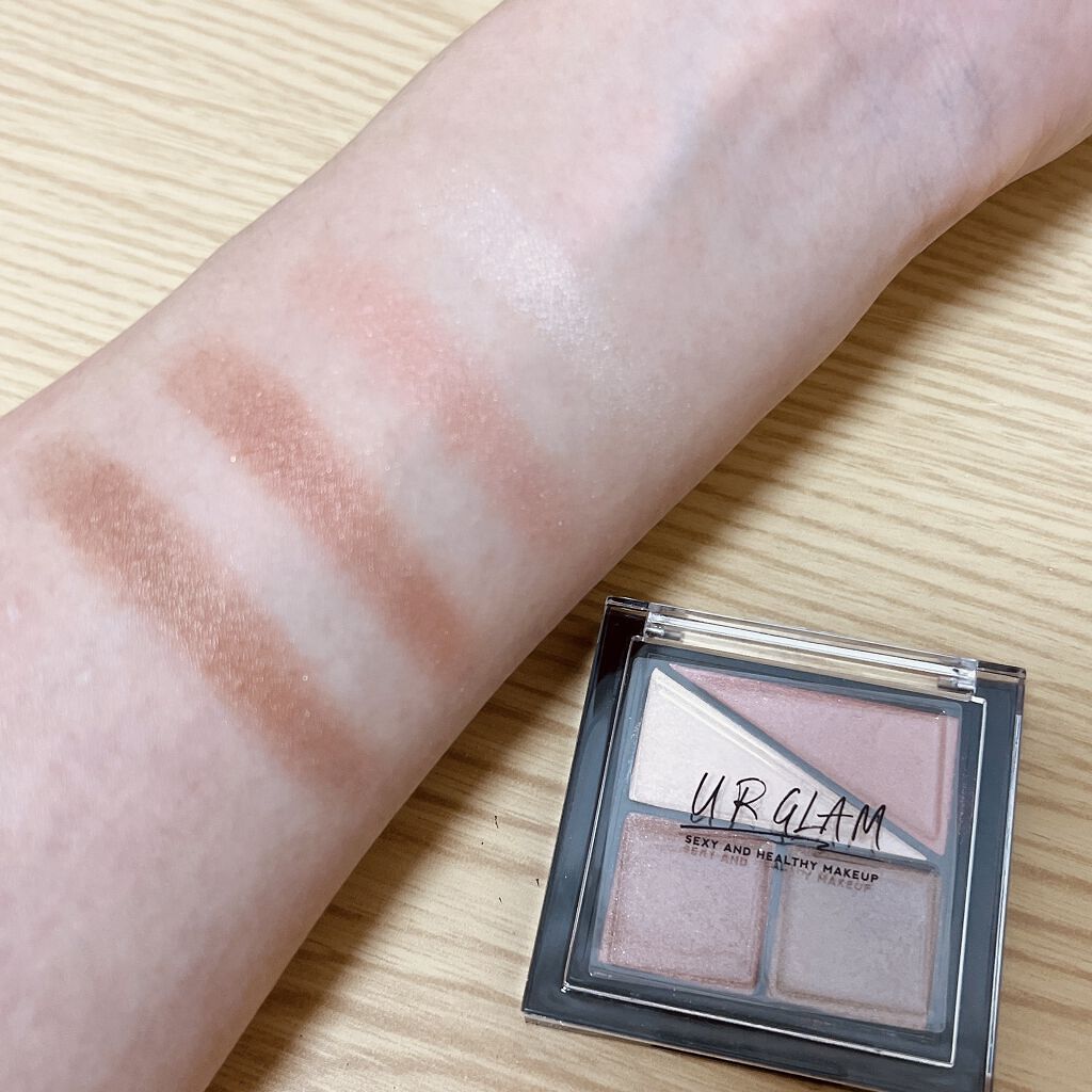 UR GLAM　VELVET EYE COLOR PALETTE/U R GLAM/アイシャドウパレットを使ったクチコミ（3枚目）