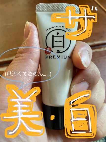 歯磨き堂 薬用ホワイトニングペースト プレミアム トライアル 20g/歯磨き堂/歯磨き粉を使ったクチコミ(1枚目)