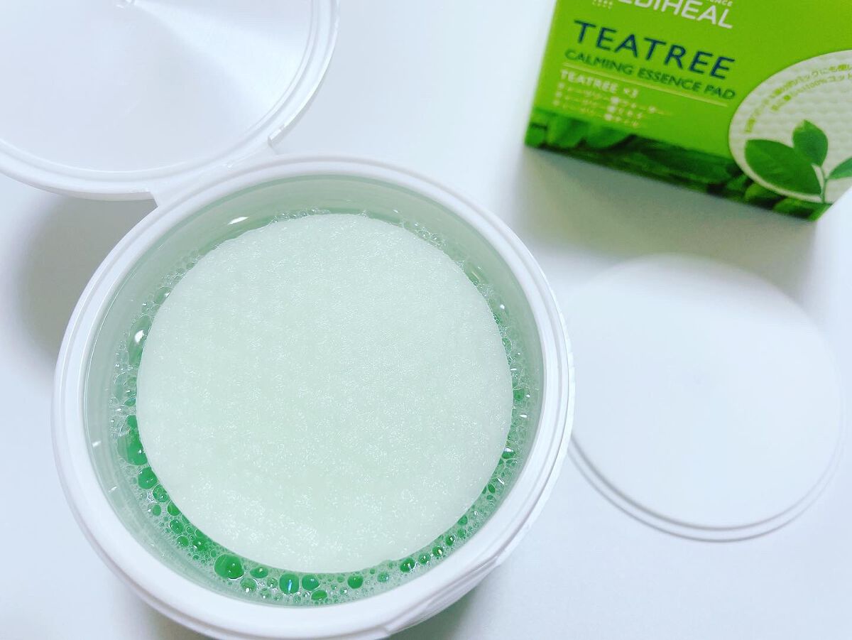 ティーツリーカーミングエッセンスパッド/MEDIHEAL/トナーパッドを使ったクチコミ（2枚目）