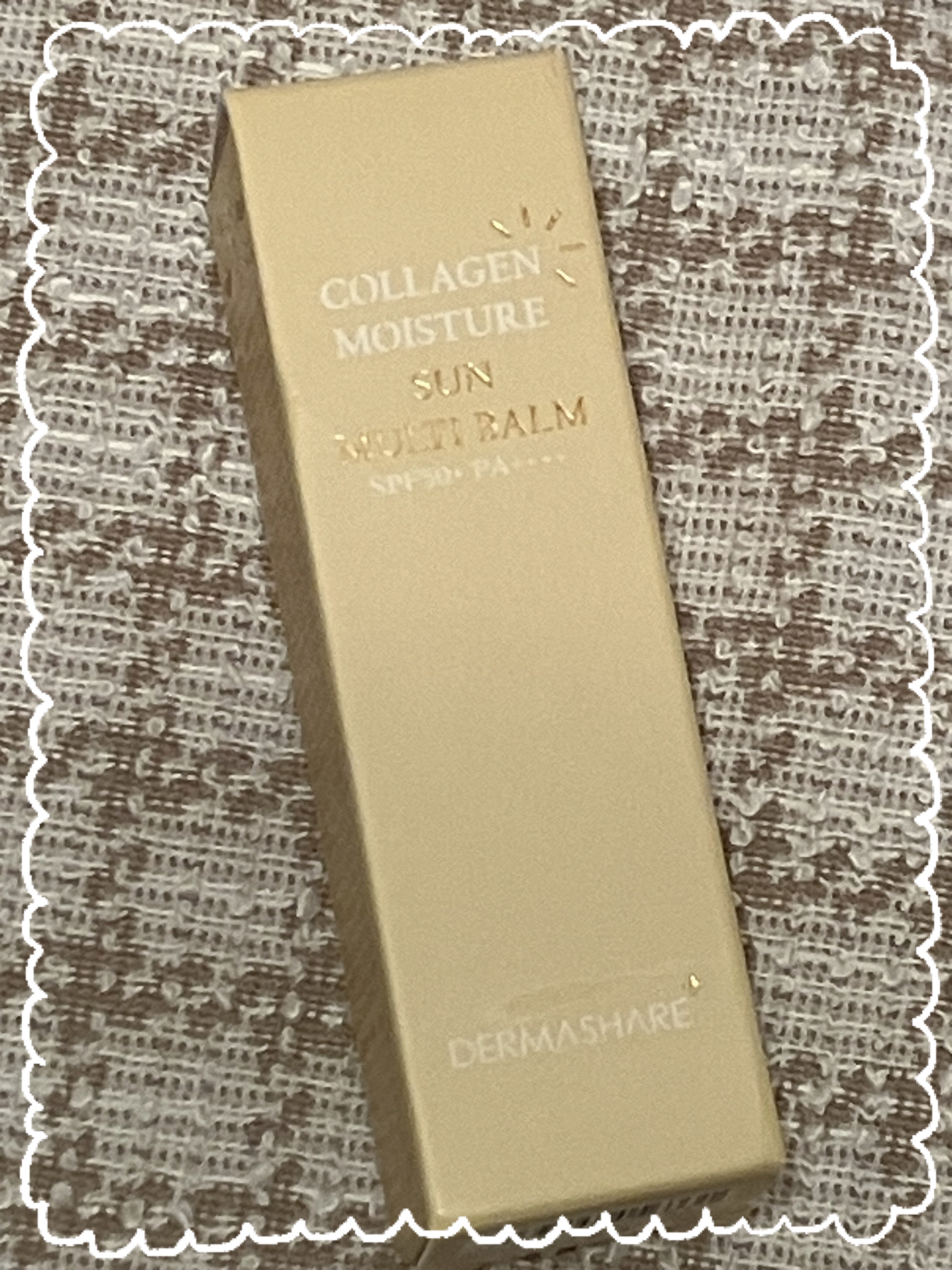 コラーゲンモイスチャーSUNマルチバーム/DERMASHARE/日焼け止めスティックを使ったクチコミ（2枚目）