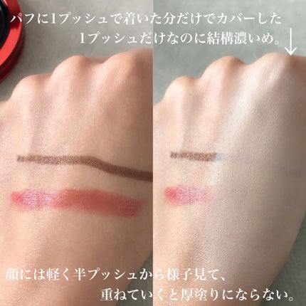 プロテーラービーベルベットカバークッション/espoir/クッションファンデーションを使ったクチコミ(2枚目)