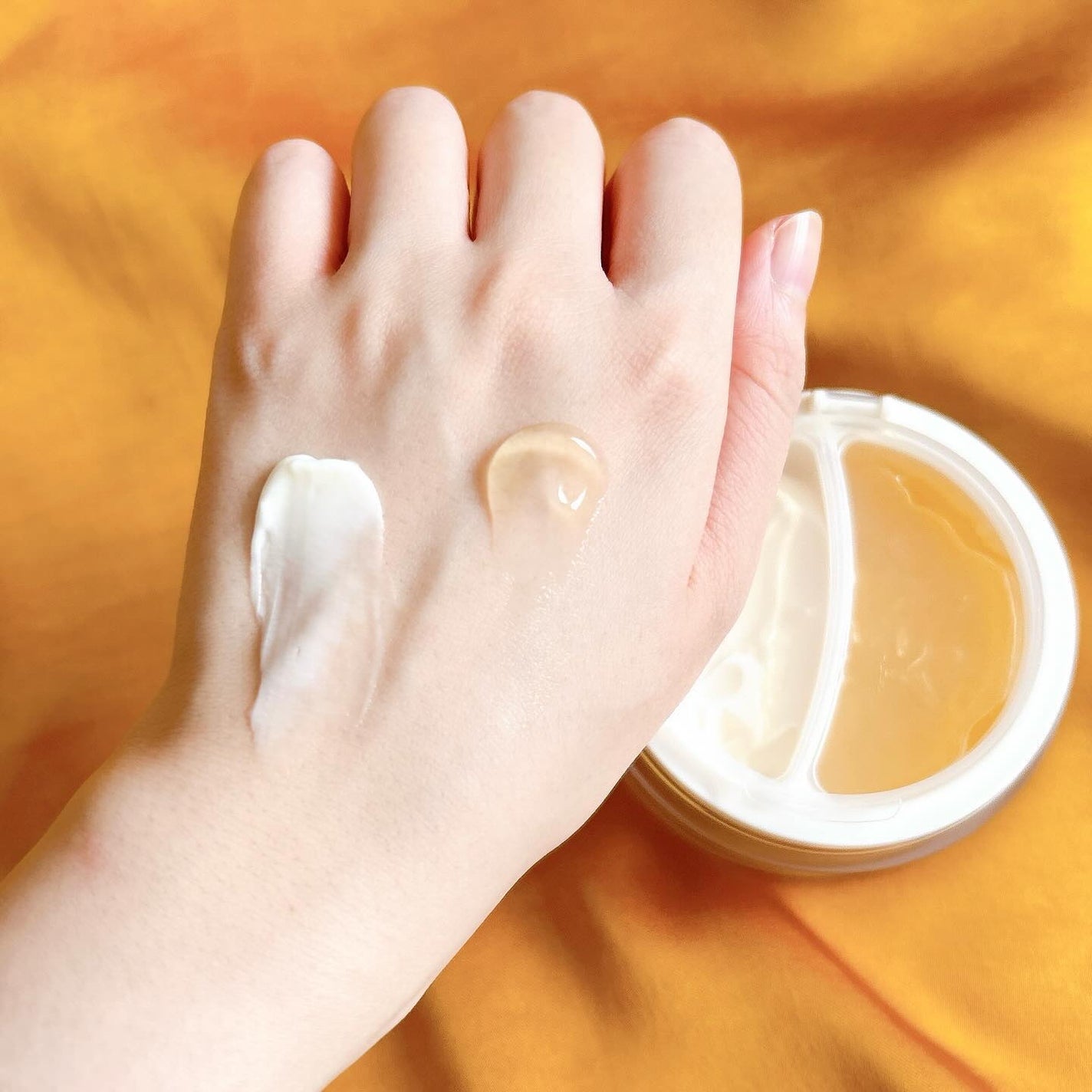 ホワイトトリュフダブルセラムアンドクリーム/ダルバ/フェイスクリームを使ったクチコミ(5枚目)