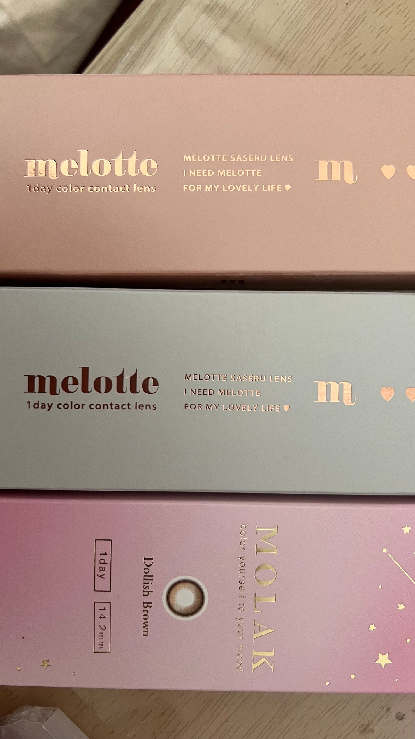 melotte 1day/melotte/ワンデー(1DAY)カラコンを使ったクチコミ(1枚目)