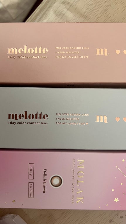 melotte 1day/melotte/ワンデー(1DAY)カラコンを使ったクチコミ(1枚目)