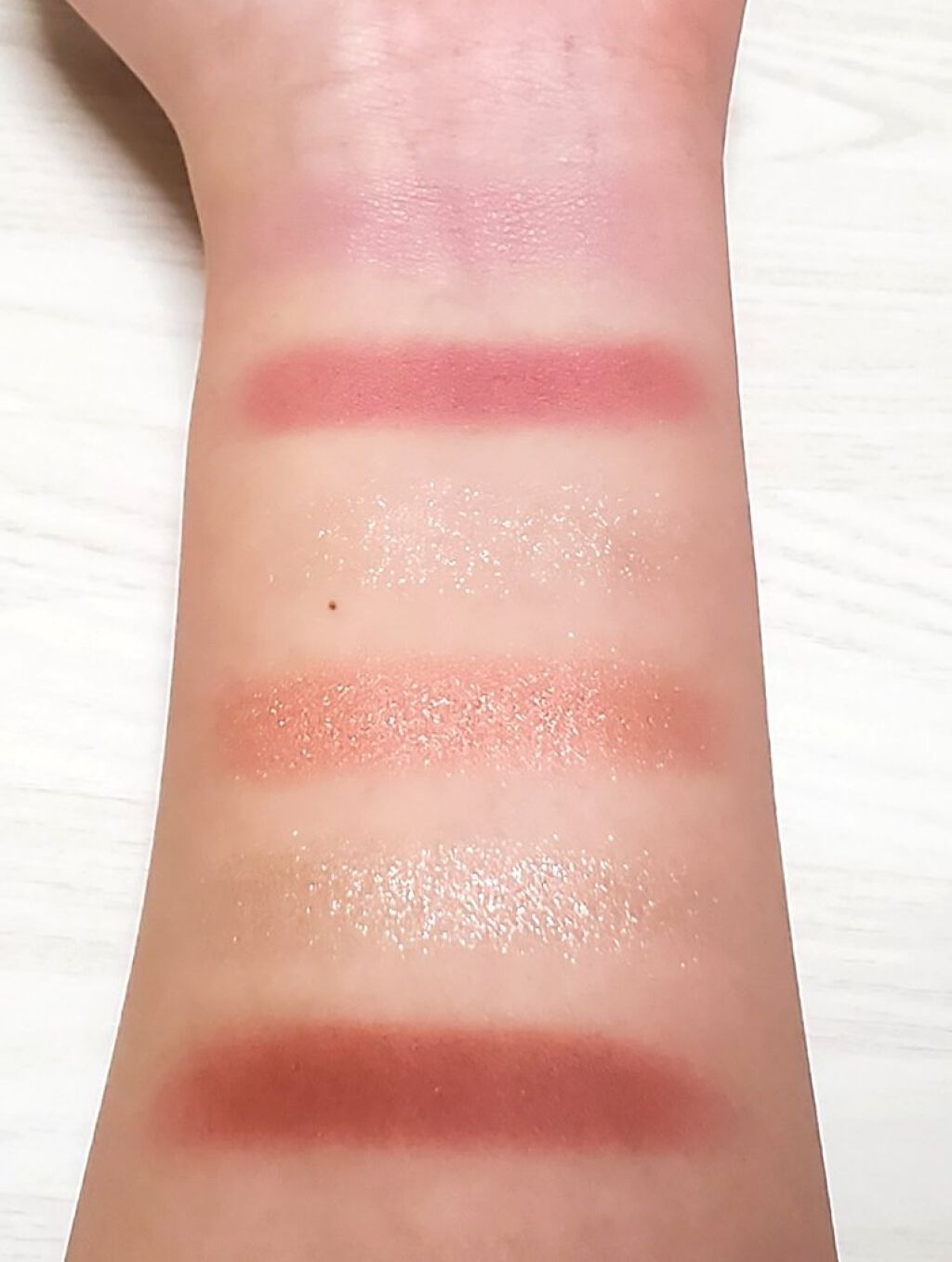 プレイカラーアイズミニ　ローズボム/ETUDE/アイシャドウパレットを使ったクチコミ（3枚目）