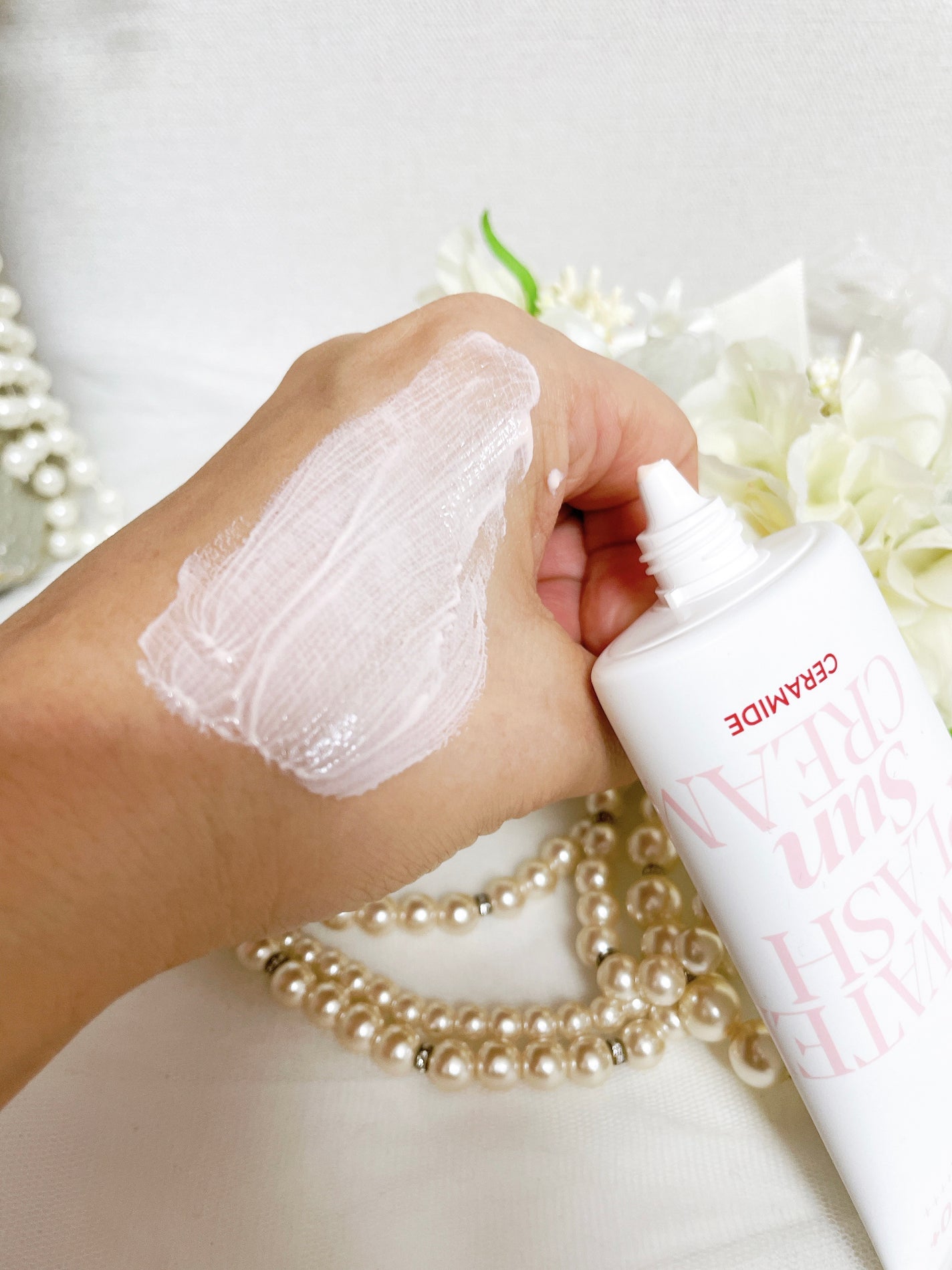 ウォータースプラッシュサンクリーム セラミド/espoir/日焼け止めクリームを使ったクチコミ(3枚目)