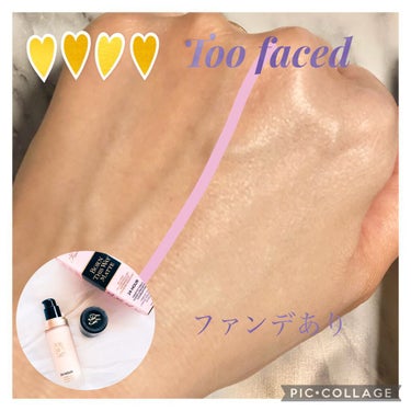 ボーン ディス ウェイ アンディテクタブル 24H マット ファンデーション パール/Too Faced/リキッドファンデーションを使ったクチコミ（3枚目）