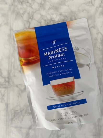 マリネスプロテイン ロイヤルミルクティー/mariness/その他プロテインを使ったクチコミ(5枚目)