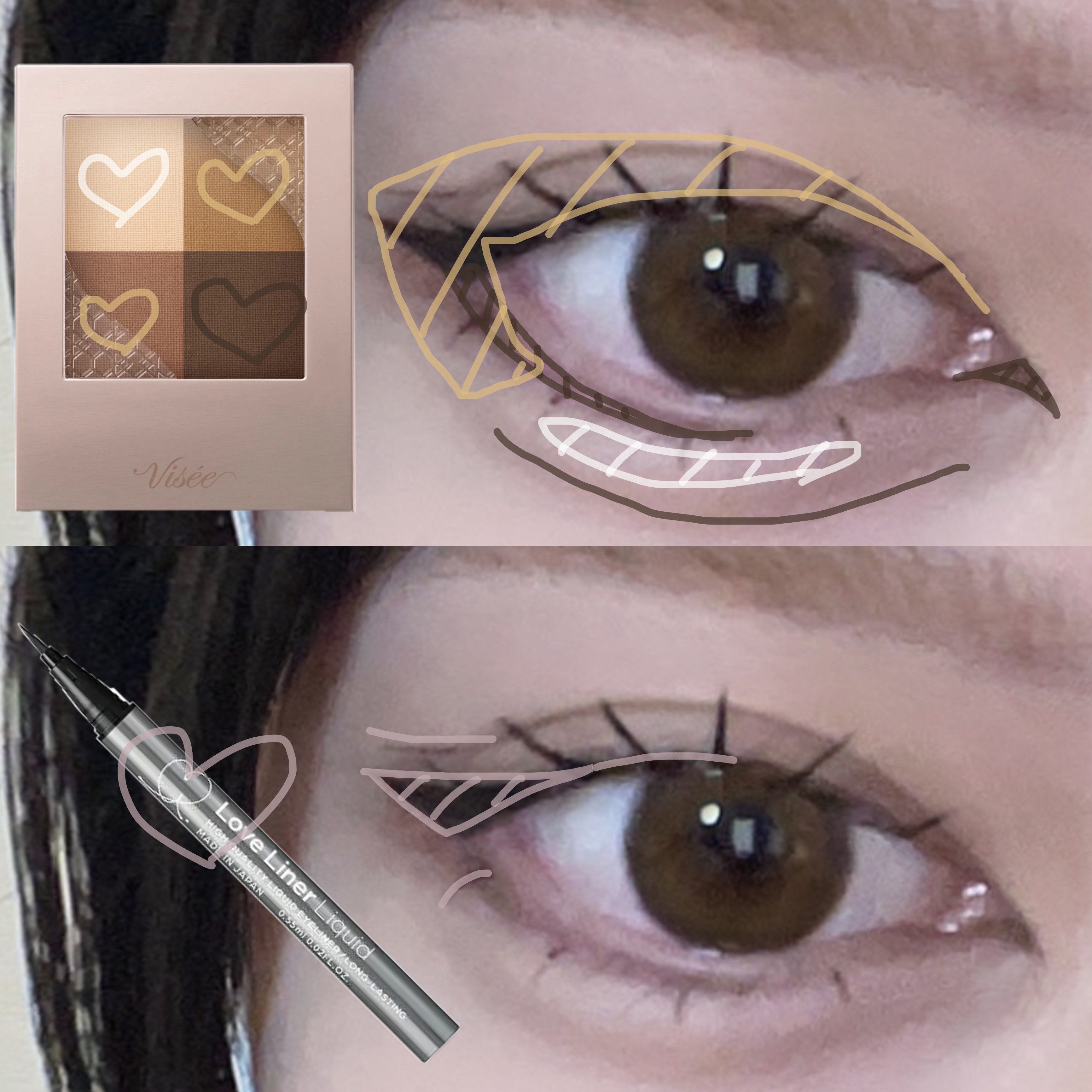 ケイト デザイニングアイブロウ3D/KATE/パウダーアイブロウを使ったクチコミ（2枚目）