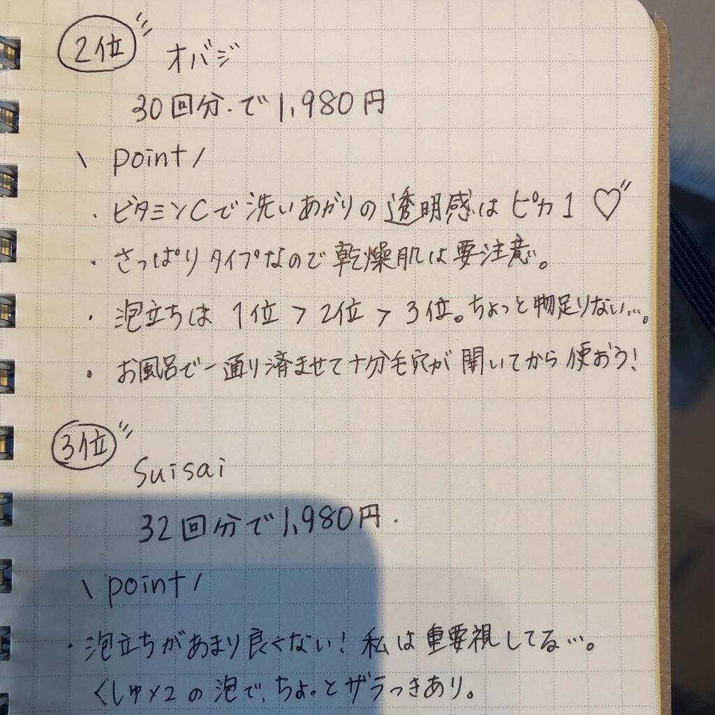 コーラルクリアパウダーウォッシュ/アルファピニ28/洗顔パウダーを使ったクチコミ（3枚目）