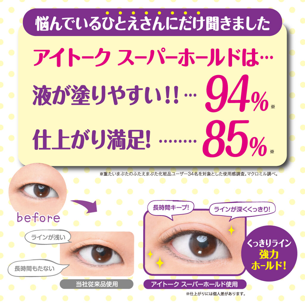 重たいまぶたさん必見！強力タイプのふたえコスメをプレゼント♡（2枚目）