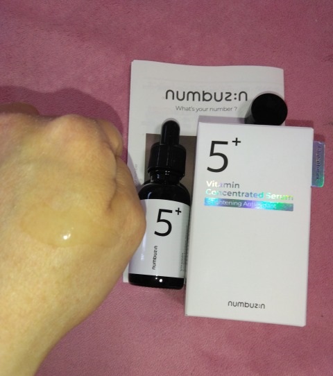 5番 白玉グルタチオンＣ美容液/numbuzin/美容液を使ったクチコミ（3枚目）