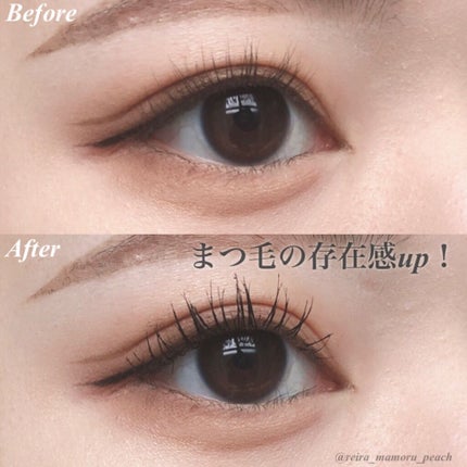ノワール イン ザ ボリューム パーマ マスカラ/MERZY/マスカラを使ったクチコミ(4枚目)