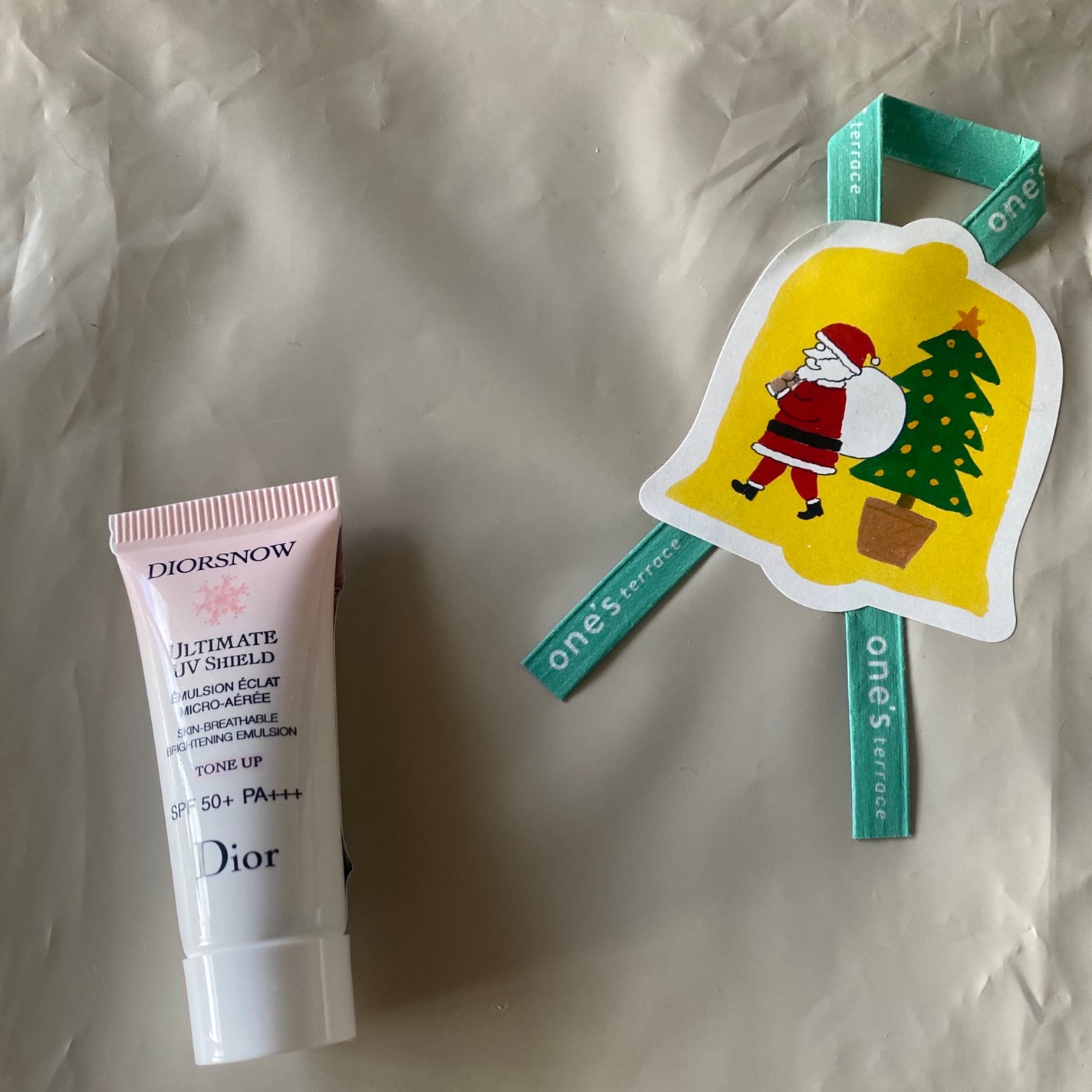 【旧】スノー UVシールド トーンアップ 50+/Dior/日焼け止めミルクを使ったクチコミ(1枚目)