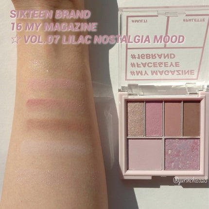 16 MY MAGAZINE/16BRAND/アイシャドウパレットを使ったクチコミ(5枚目)