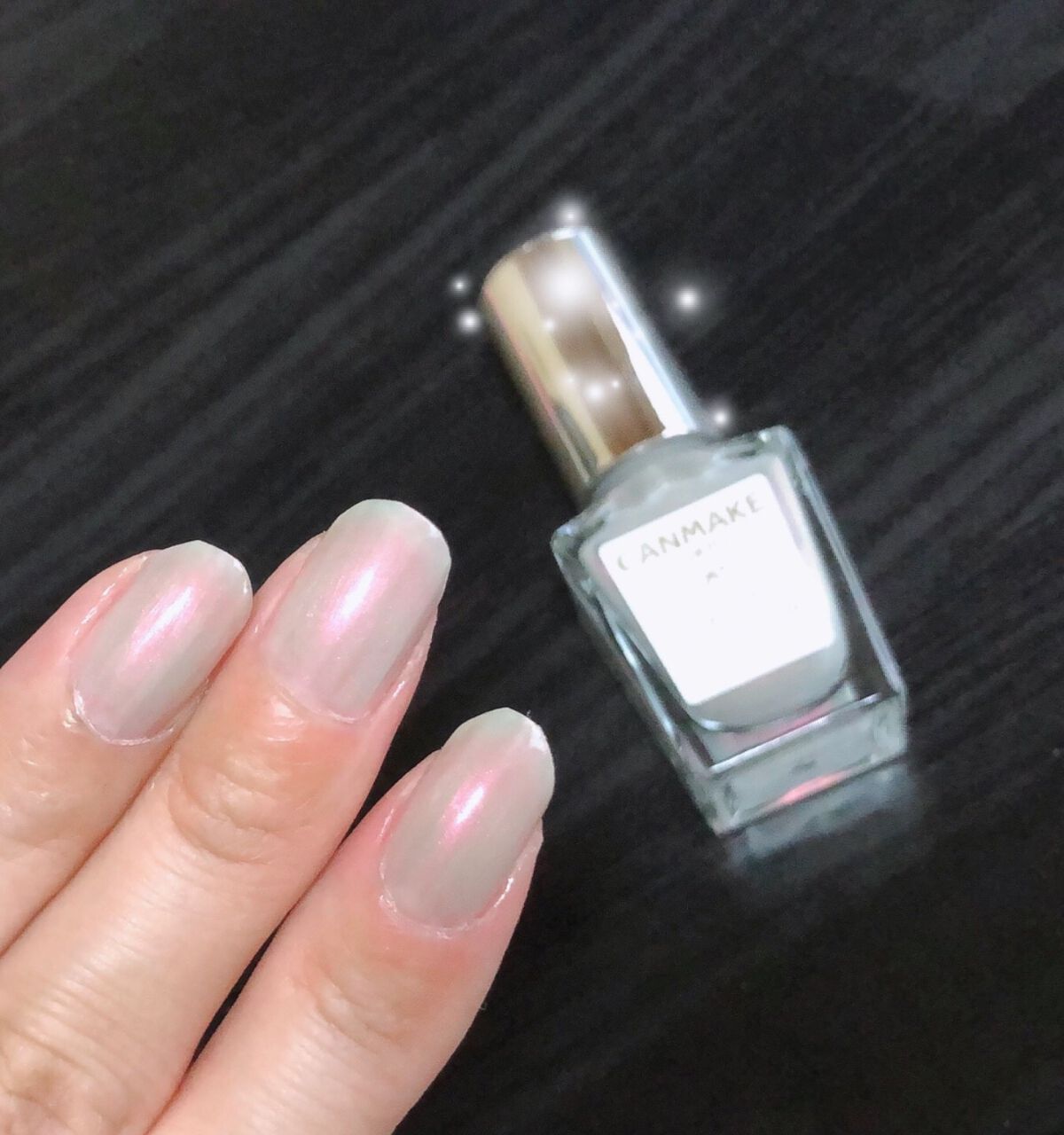 カラフルネイルズ N80 ベビーラグラス/キャンメイク/マニキュアを使ったクチコミ（2枚目）