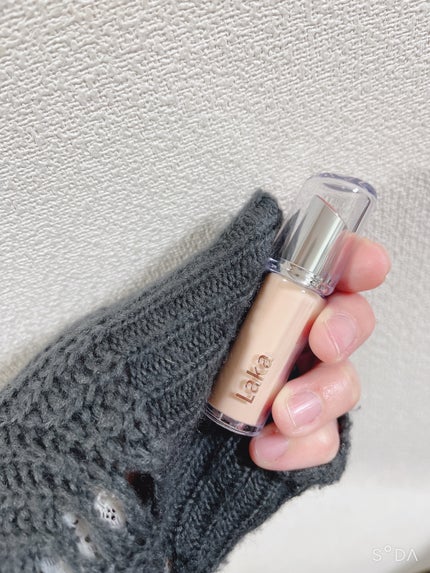 ボンディンググロウリップスティック 211  イヴ/Laka/口紅を使ったクチコミ(2枚目)