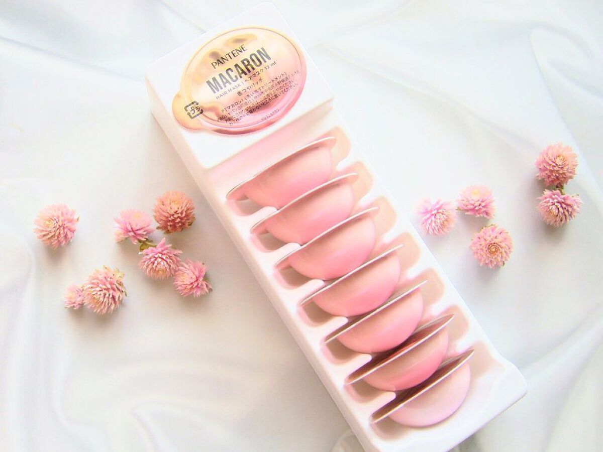 パンテーンマカロン ヘアマスク 色つやリッチ/パンテーン/ヘアマスク・ヘアパックを使ったクチコミ（2枚目）