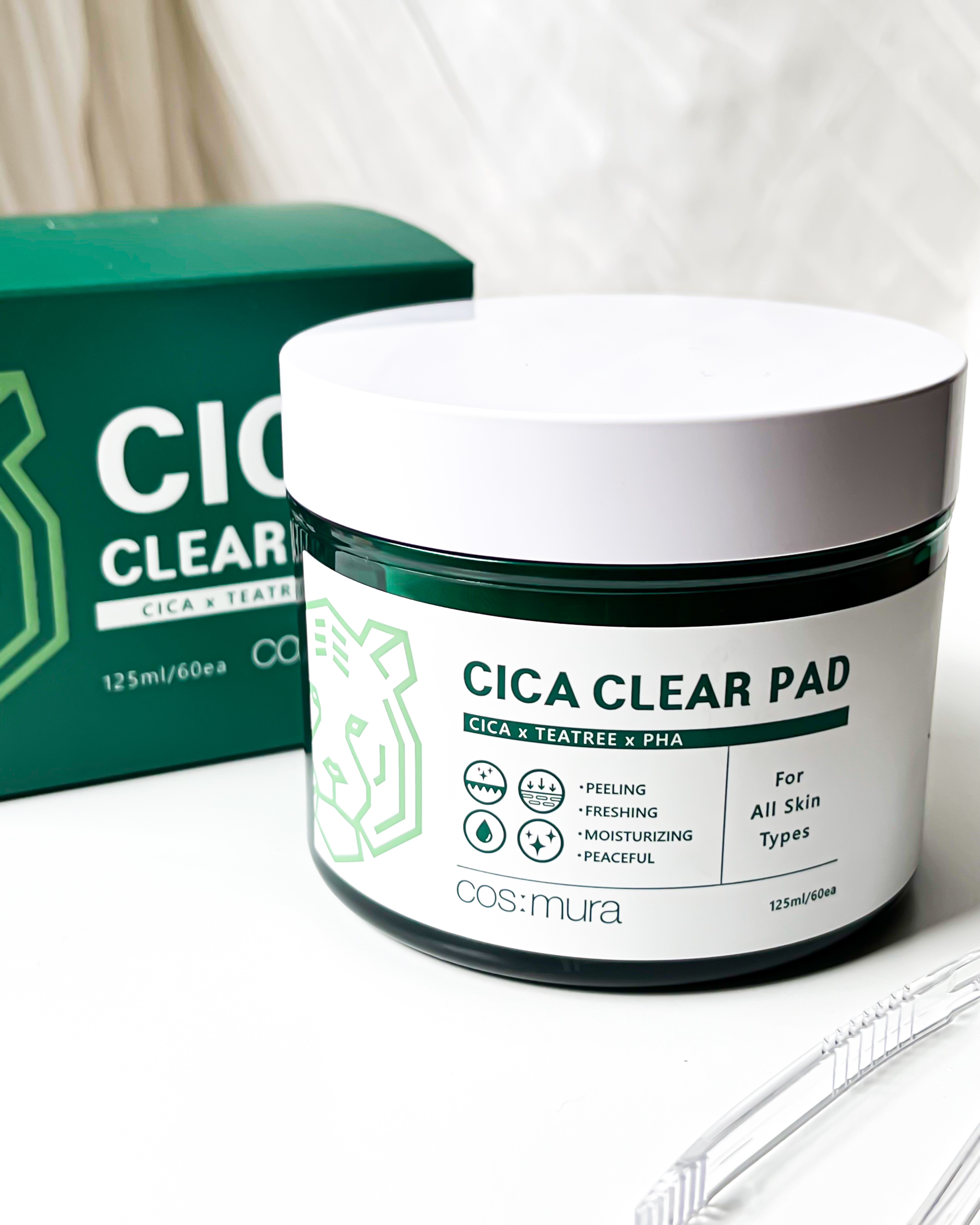 CICA CLEAR PAD/cos:mura/シートマスク・パックを使ったクチコミ（2枚目）