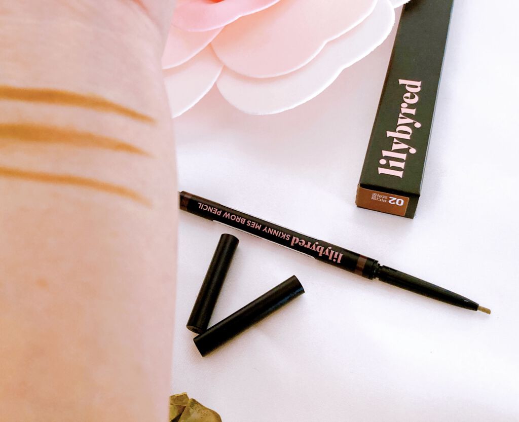 スキニーメス ブロウペンシル #02 ミディアムブラウン/lilybyred/アイブロウペンシルを使ったクチコミ（2枚目）