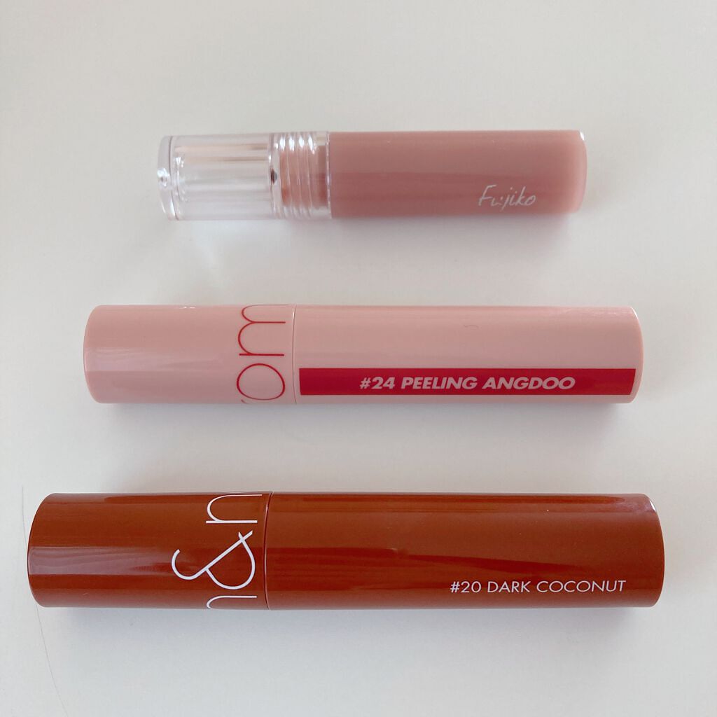 ジューシーラスティングティント/rom&nd/リップティントを使ったクチコミ(2枚目)