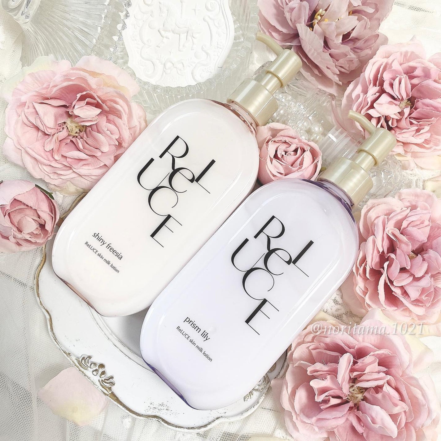 リルーチェスキンミルクローションプリズムリリー/コスメテックスローランド/ボディローションを使ったクチコミ(6枚目)