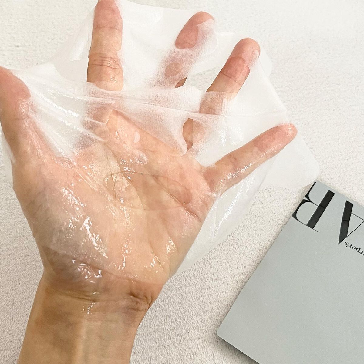 アイコンスターフェイスマスクディープモイスチャー/Harper's BAZAAR Cosmetics/シートマスク・パックを使ったクチコミ（3枚目）